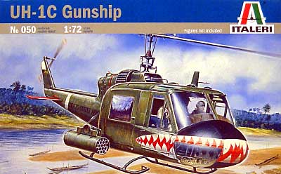 UH-1C ヒューイ ガンシップ プラモデル (イタレリ 1/72 航空機シリーズ No.0050) 商品画像