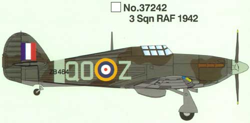 ハリケーン Mk.II  RAF 3 Sqn. 1942 完成品 (イージーモデル 1/72 エアキット（塗装済完成品） No.37242) 商品画像_2