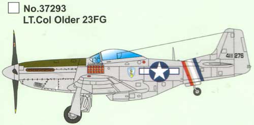 P-51D ムスタング IV 23FG Lt.Col.Older 完成品 (イージーモデル 1/72 エアキット（塗装済完成品） No.37293) 商品画像_2