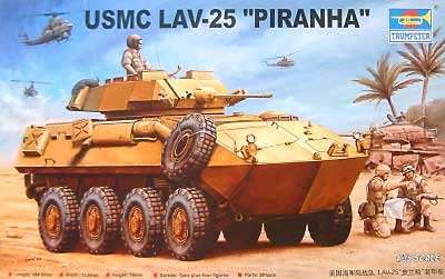 アメリカ海兵隊 LAV-25 ピラニア プラモデル (トランペッター 1/35 ＡＦＶシリーズ No.00349) 商品画像