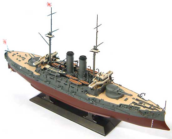 日本海軍 戦艦 三笠 日本海海戦 プラモデル (ハセガワ 1/350 Z帯 No.021) 商品画像_2