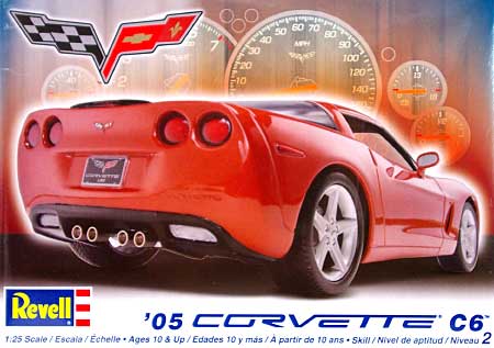 2005 コルベット C6 プラモデル (レベル カーモデル No.85-2840) 商品画像