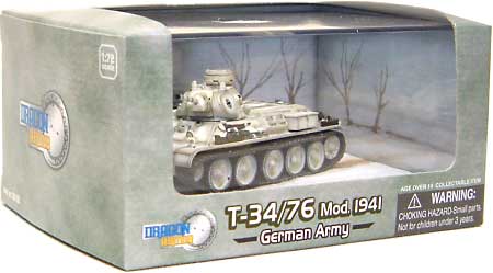 ドイツ T-34/76 Mod.1941 第98歩兵師団 東部戦線 1942 完成品 (ドラゴン 1/72 ドラゴンアーマーシリーズ No.60152) 商品画像