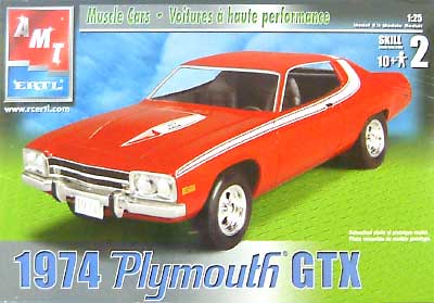 プリマス GTX 1974 プラモデル (AMT/ERTL 1/25 カーモデル No.38157) 商品画像