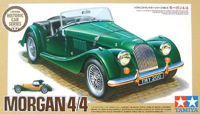 モーガン 4/4 プラモデル (タミヤ 1/24 ヒストリックカー シリーズ No.005) 商品画像