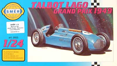 タルボ ラゴ グランプリ 1947 プラモデル (スメール 1/24 カーモデル No.24953) 商品画像