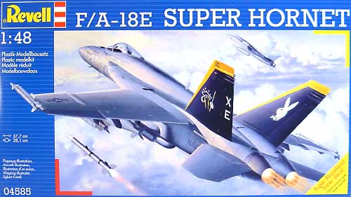 F/A-18E スーパーホーネット プラモデル (レベル 1/48 飛行機モデル No.04585) 商品画像