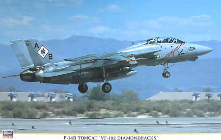 F-14B トムキャット VF-102 ダイヤモンドバックス プラモデル (ハセガワ 1/48 飛行機 限定生産 No.09639) 商品画像