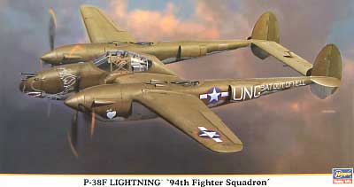 P-38F ライトニング 第94戦闘飛行隊 プラモデル (ハセガワ 1/48 飛行機 限定生産 No.09640) 商品画像