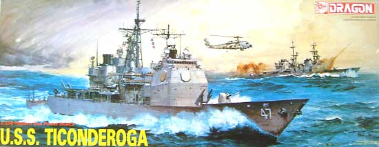 U.S.S. タイコンデロガ プラモデル (ドラゴン 1/350 Modern Sea Power Series No.1003) 商品画像