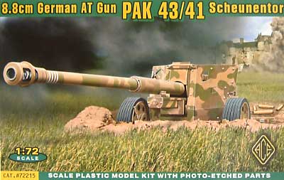 ドイツ 88mm対戦車砲 Pak43/41型 プラモデル (エース 1/72 ミリタリー No.72215) 商品画像