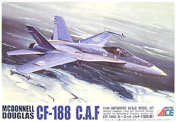 CF-188 ホーネット (カナダ国防軍） プラモデル (マイクロエース 1/144 ワールドフェイマス ジェットファイターシリーズ No.025) 商品画像