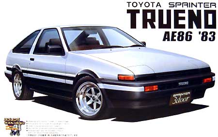 トヨタ スプリンター トレノ AE86 1983 (前期型） プラモデル (アオシマ 1/24 ザ・ベストカーGT No.旧072) 商品画像