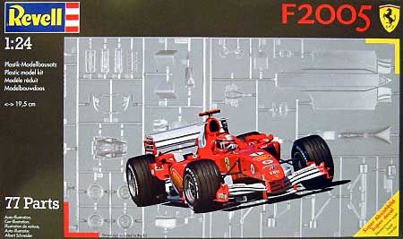 フェラーリ F2005 プラモデル (レベル 1/24 F1モデル No.07244) 商品画像