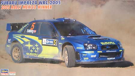 スバル インプレッサ WRC 2005 2005 ラリーメキシコ ウィナー プラモデル (ハセガワ 1/24 自動車 CRシリーズ No.CR035) 商品画像