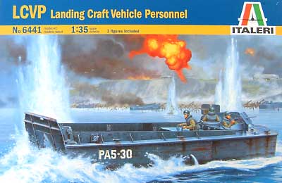 上陸用舟艇 LCVP プラモデル (イタレリ 1/35 ミリタリーシリーズ No.6441) 商品画像