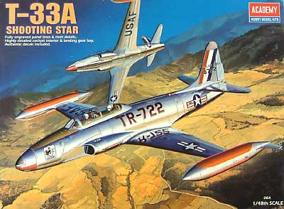 T-33A シューティングスター プラモデル (アカデミー 1/48 Scale Aircrafts No.2185) 商品画像