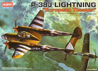 P-38J ライトニング ヨーロピアン・シアター プラモデル (アカデミー 1/72 Aircrafts No.12405) 商品画像