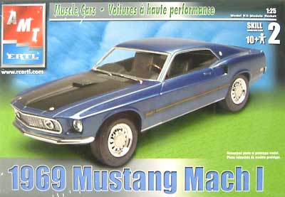 ムスタング マッハ 1 1969 プラモデル (AMT/ERTL 1/25 カーモデル No.31937) 商品画像