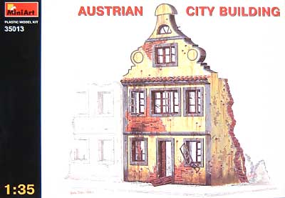 オーストリアの都市の建物 プラモデル (ミニアート 1/35 ビルディング＆アクセサリー シリーズ No.35013) 商品画像