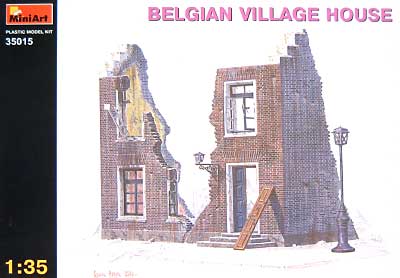 ベルギーの農村の家 プラモデル (ミニアート 1/35 ビルディング＆アクセサリー シリーズ No.35015) 商品画像