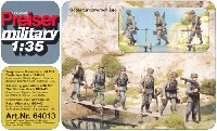 プライザー 1/35 精密プラ製フィギュア 行軍するドイツ軍擲弾兵と機関銃手