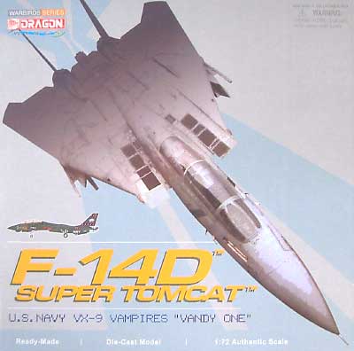 Ｆ-14D スーパー トムキャット VX-9 ヴァンパイアズ VANDY ONE 完成品 (ドラゴン 1/72 ウォーバーズシリーズ （ジェット） No.50185) 商品画像