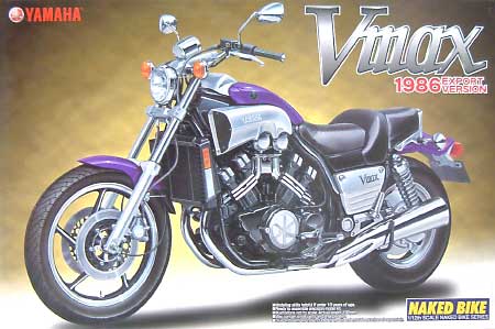 ヤマハ Vmax 1986年式 (限定紫カラー） プラモデル (アオシマ 1/12 ネイキッドバイク No.旧032) 商品画像