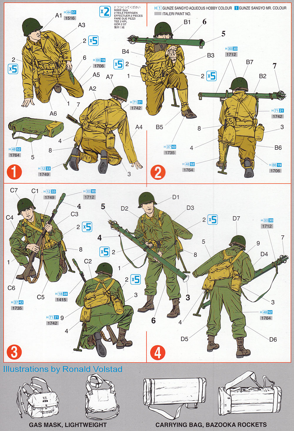 アメリカ陸軍 対戦車兵 プラモデル (ドラゴン 1/35 39-45 Series No.6149) 商品画像_1