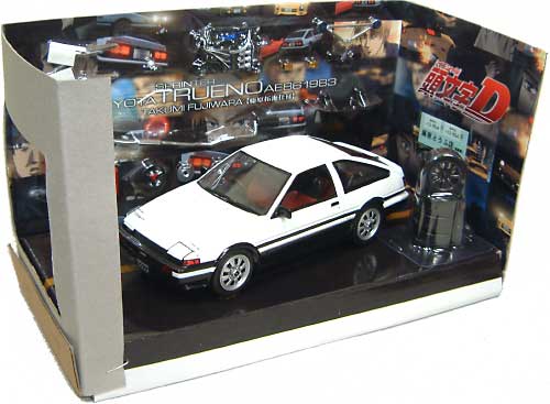 トヨタ スプリンター トレノ AE86 1983 藤原拓海仕様 ミニカー (ホットワークスレーシングファクトリー 頭文字（イニシャル）D No.MS-042406B) 商品画像_2