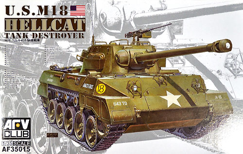 M18 ヘルキャット 駆逐戦車 プラモデル (AFV CLUB 1/35 AFV シリーズ No.AF35015) 商品画像
