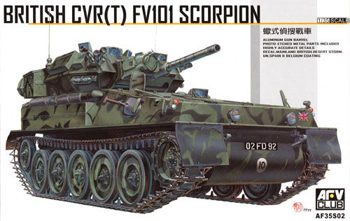 イギリス CVR (T) FV101 スコーピオン プラモデル (AFV CLUB 1/35 AFV シリーズ No.AF35S02) 商品画像