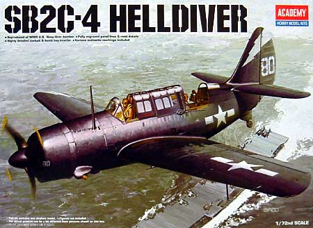 SB2C-4 ヘルダイバー プラモデル (アカデミー 1/72 Aircrafts No.12406) 商品画像