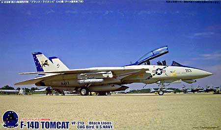 F-14D トムキャット VF-213 最終記念塗装 プラモデル (フジミ 1/72 Ｉシリーズ No.I-010) 商品画像