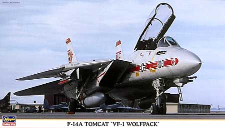 Ｆ-14A トムキャット VF-1 ウルフパック プラモデル (ハセガワ 1/72 飛行機 限定生産 No.00793) 商品画像