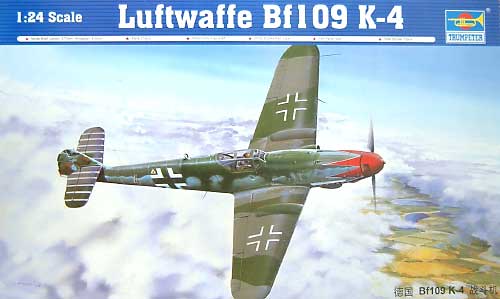 メッサーシュミット Bｆ109K-4 プラモデル (トランペッター 1/24 エアクラフトシリーズ No.02418) 商品画像