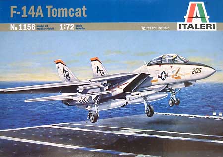 Ｆ-14A トムキャット プラモデル (イタレリ 1/72 航空機シリーズ No.1156) 商品画像