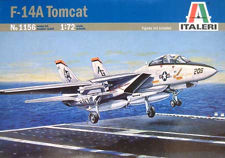 Ｆ-14A トムキャット プラモデル (イタレリ 1/72 航空機シリーズ No.1156) 商品画像