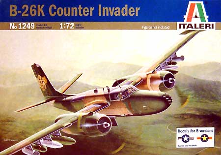 ダグラス B-26K カウンター インベーダー プラモデル (イタレリ 1/72 航空機シリーズ No.1249) 商品画像