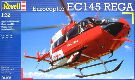 ユーロコプター EC145 REGA プラモデル (レベル 1/32 Aircraft No.04492) 商品画像