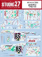 スタジオ27 ツーリングカー/GTカー オリジナルデカール BMW M1 マップ オブ フランス ル・マン 1980
