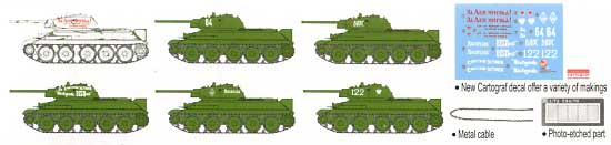 T-34/76 Mod.1941 鋳造砲塔 プラモデル (ドラゴン 1/72 ARMOR PRO (アーマープロ) No.7262) 商品画像_2