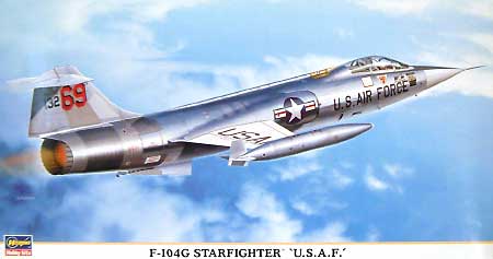 F-104G スターファイター U.S.A.F. プラモデル (ハセガワ 1/48 飛行機 限定生産 No.09674) 商品画像