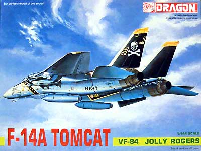 Ｆ-14A トムキャット VF-84 ジョリーロジャース プラモデル (ドラゴン 1/144 ウォーバーズ （プラキット） No.4506) 商品画像