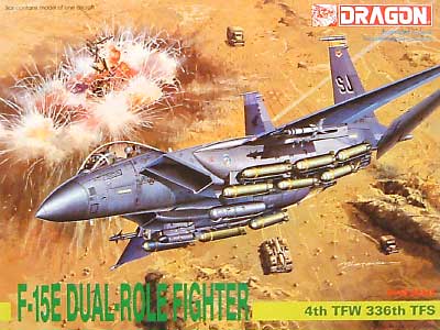 F-15E デュアルロールファイター 4th TFW 336th TFS プラモデル (ドラゴン 1/144 ウォーバーズ （プラキット） No.4534) 商品画像