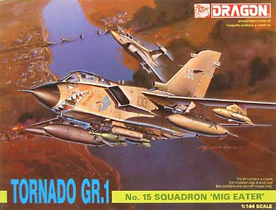 トーネード Gr.1 RAF No.15SQN. ミグイーター プラモデル (ドラゴン 1/144 ウォーバーズ （プラキット） No.4566) 商品画像