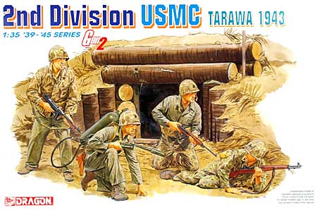 アメリカ海兵隊 第2師団 (タラワ 1943） プラモデル (ドラゴン 1/35 