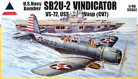 SB2U-3 ビンジケーター VS-72 USS WASP CV7 プラモデル (アキュレイト ミニチュア 1/48 Aircraft No.480201) 商品画像