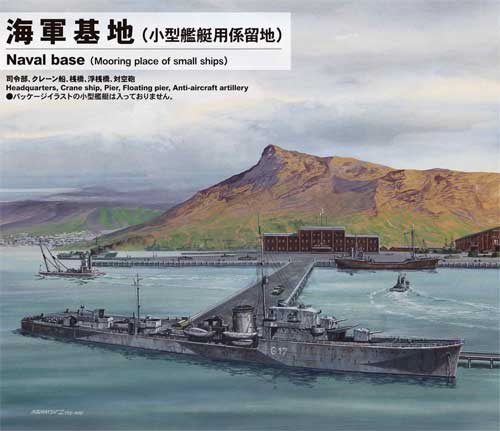 海軍基地 (小型艦艇用係留地） プラモデル (ピットロード 1/700 スカイウェーブ SW シリーズ No.SW009) 商品画像