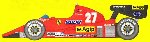 フェラーリ 126C2 サン・マリノGP 1983 レジン (スタジオ27 F-1 オリジナルキット （スタンダードシリーズ） No.FR2011) 商品画像_2